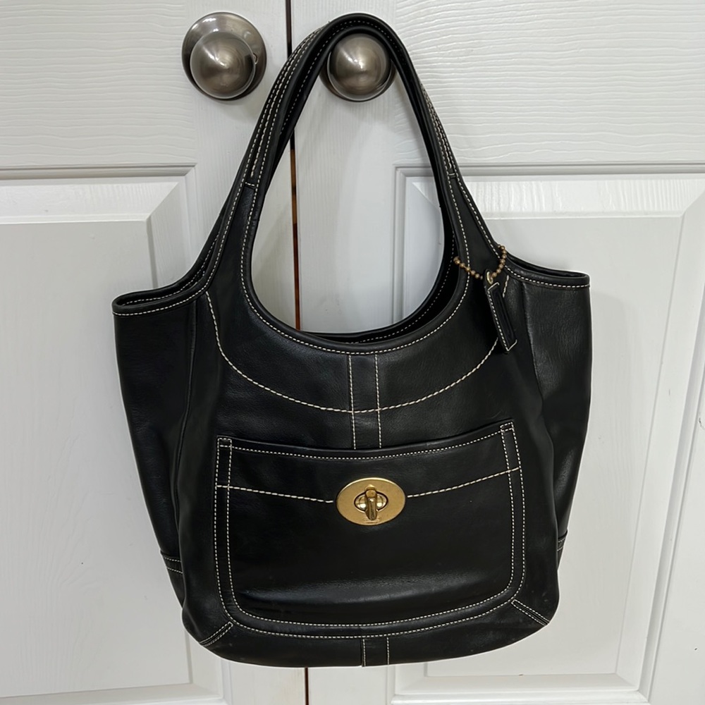 Coach 10744 Ergo Legacy Large Tote Black